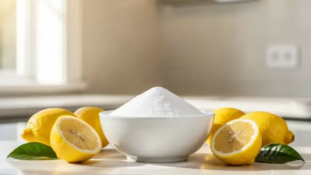 Geruchsentfernung mit Hausmitteln wie Essig, Natron und Zitronensaft in der Wohnung