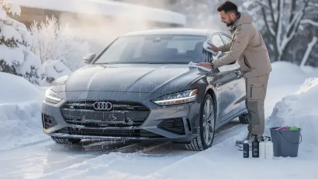 Mobile Fahrzeugaufbereitung im Winter: Pflege und Schutz vor Kälte und Salzschäden