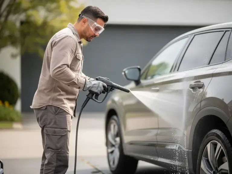 Hochdruckreiniger und ihre Risiken: Sicherheitshinweise für Autofahrer