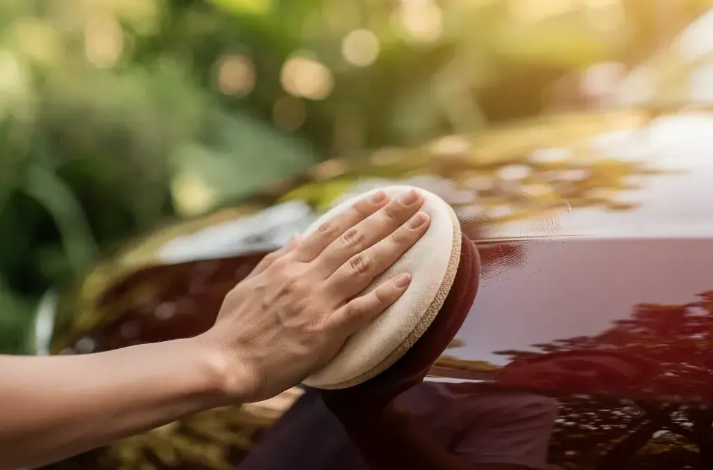 Umweltfreundliche Lackpflege mit biologisch abbaubaren Produkten für Autos