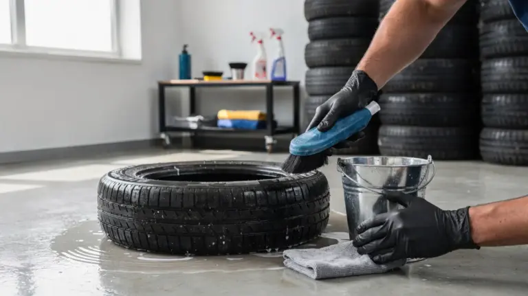 Reifen vor der Einlagerung reinigen: So klappt die Reifenpflege richtig