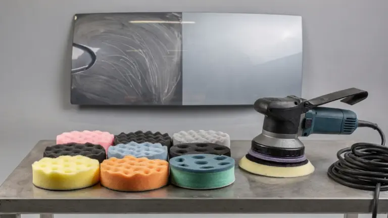 Welches Polierpad für grobe Kratzer und Defekte?